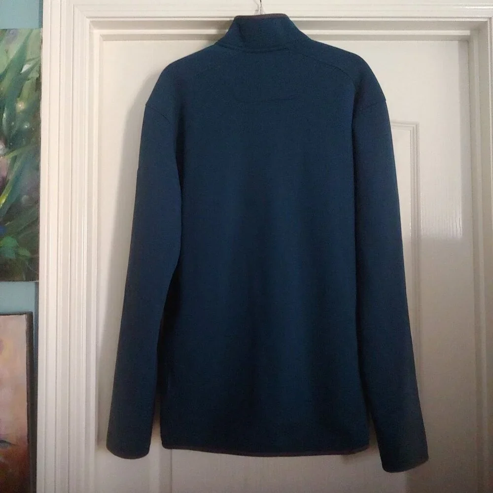 Arc'teryx Mens Teal Full Zip Teal Fleece Pullover Jacket Outdoors Athleisure XL - Picture 2 of 12